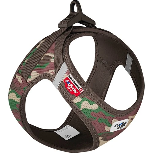 Curli Vest Hundesele Clasp Air Mesh M Camo - let og behagelig sele til daglige gaature