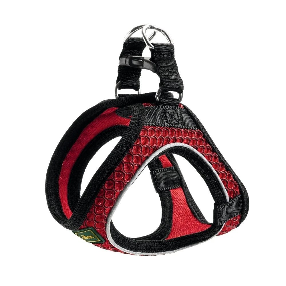 Hunter NY Hilo Comfort hundesele XXS rød mave/bryst 31-33 cm - Let komfort til de mindste