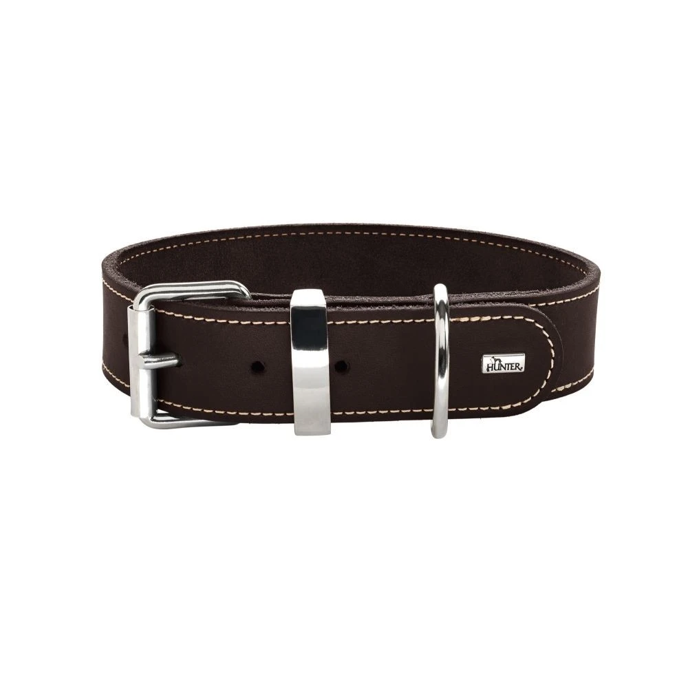 Hunter Aalborg Special Hundehalsbånd Brun 30 - 20-24 cm 2 cm