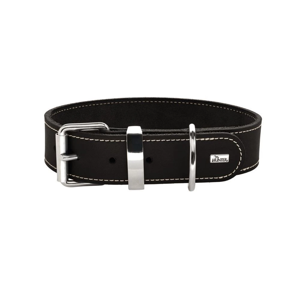 Hunter Aalborg Special Hundehalsbånd Sort 40 - 28-34 cm