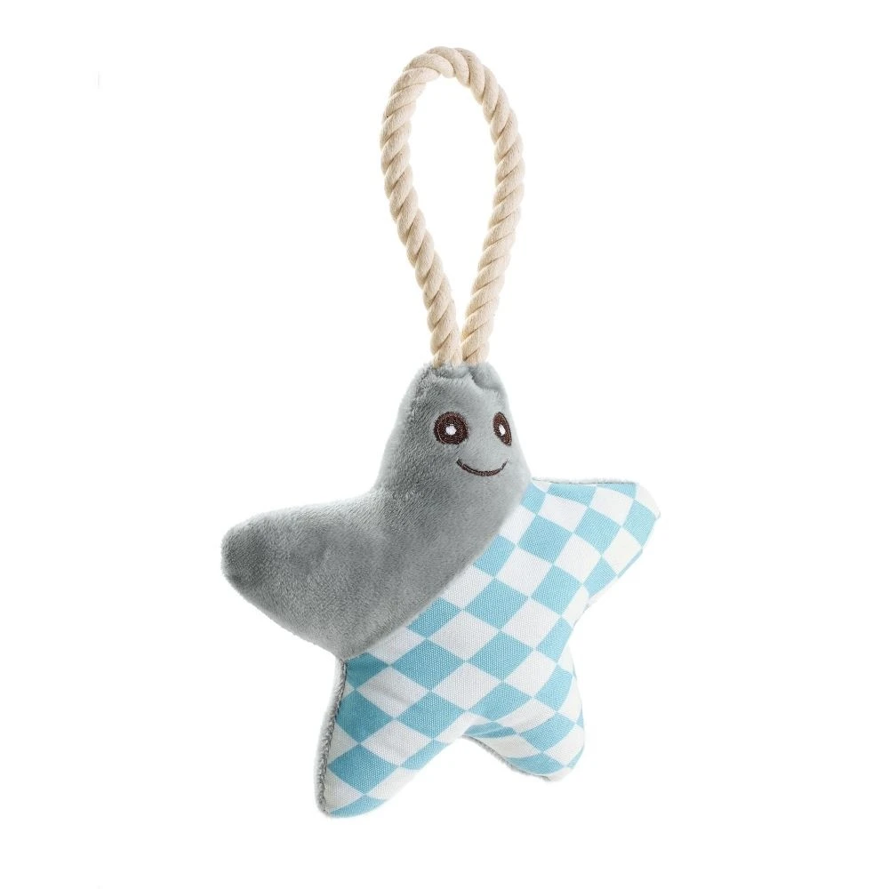 Hunter hundelegetøj Salima Stjerne Grå/blå - bamse med lyd til hunde