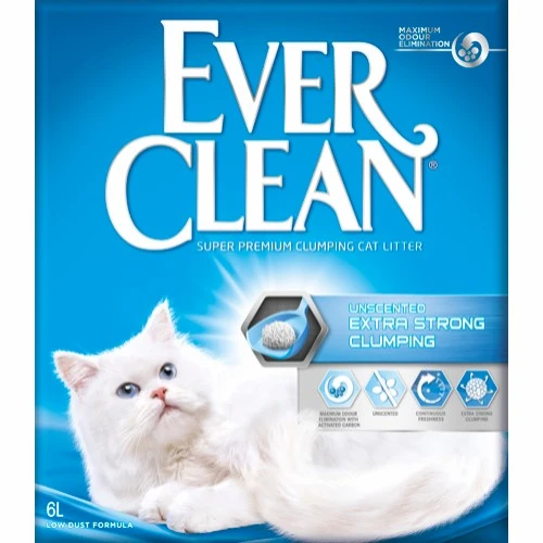 Ever Clean Extra Strong Kattegrus Uparfumeret 6 L