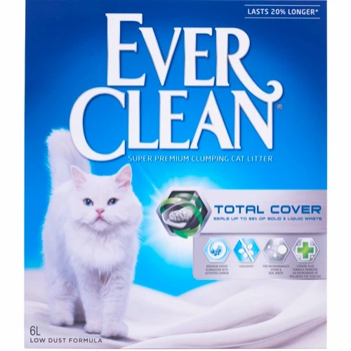 Ever Clean Total Cover Kattegrus 6 L