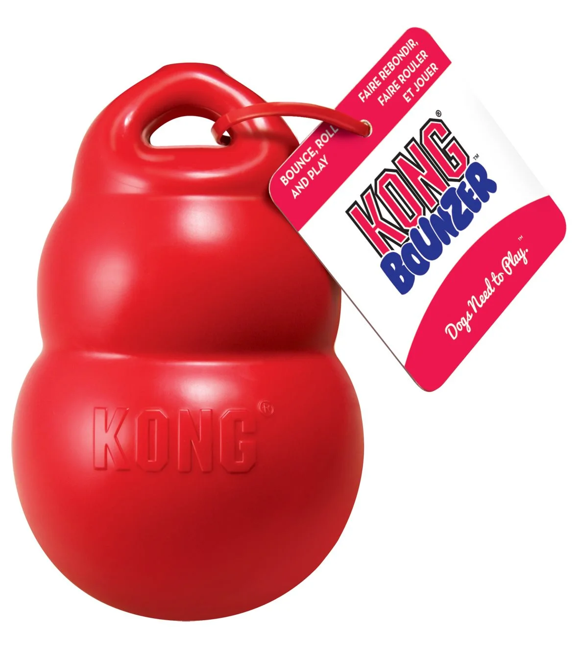 Kong Bounzer Medium - sjov kaste- og fangbold