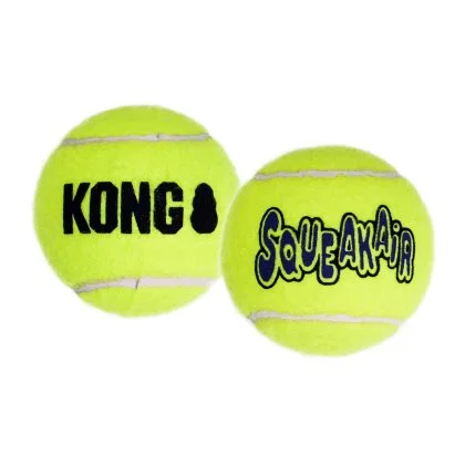 Air Squeaker tennisball Ø 10,2 cm - stor bold med piv til hunde