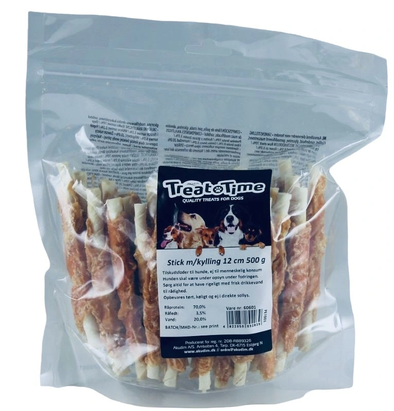 Treattime Tyggepinde med kylling 12 cm 500 g
