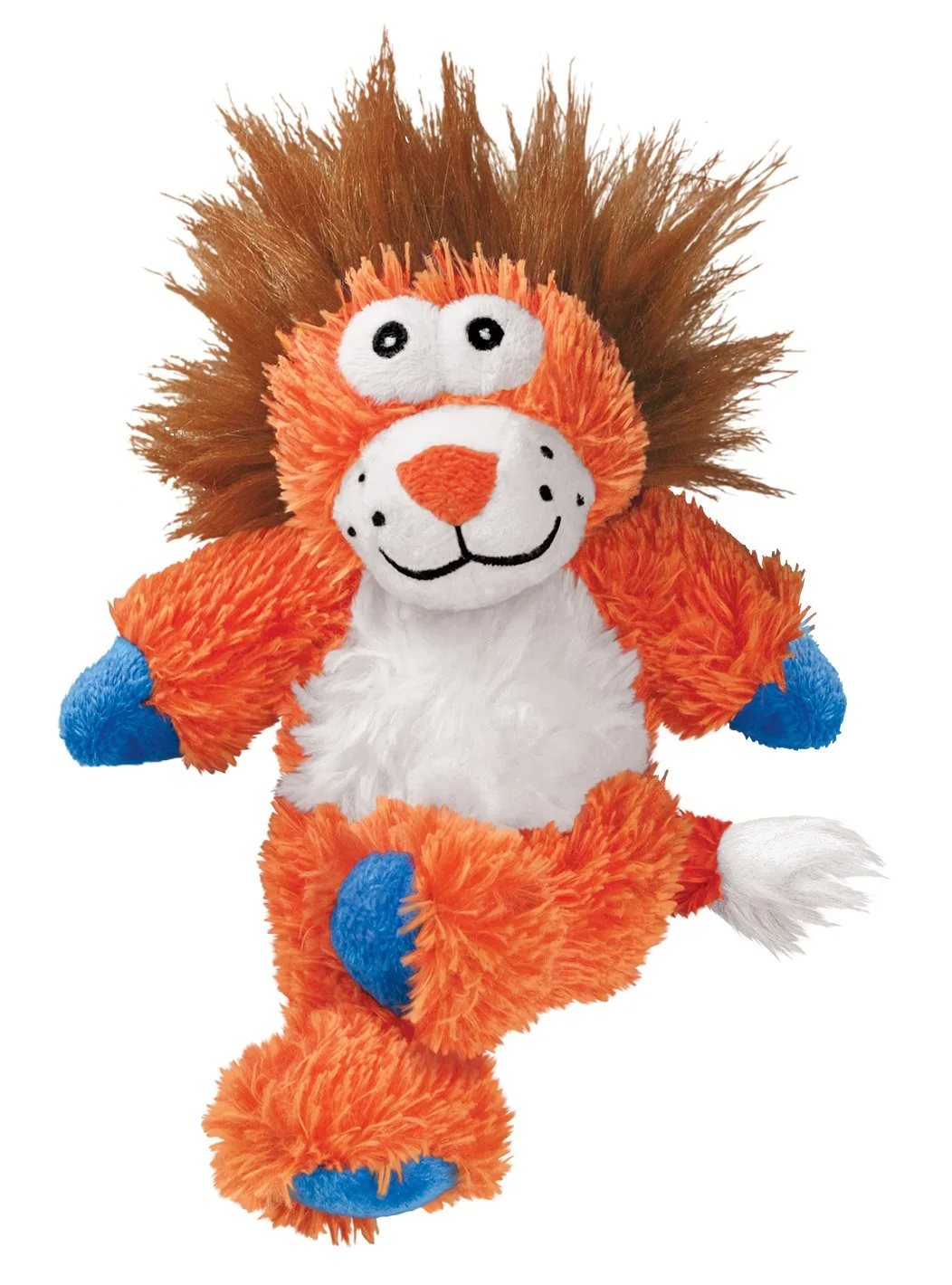 KONG Cross Knots Løve Hundelegetøj - sjov bamse med reb