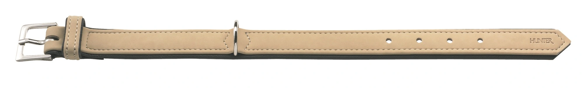 Hunter Softie hundehalsbånd beige 35 cm - 23-29 cm indstilling