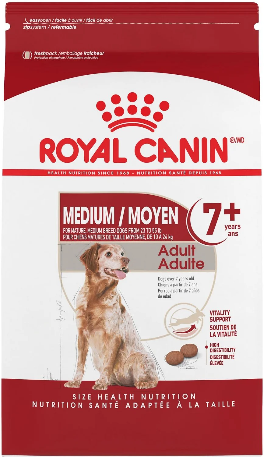 Royal Canin Medium Adult 7+ 15 kg - hundefoder til mellemstore ældre hunde