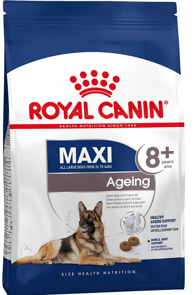 Royal Canin Maxi Ageing 8+ 15 kg - senior hundefoder til store racer
