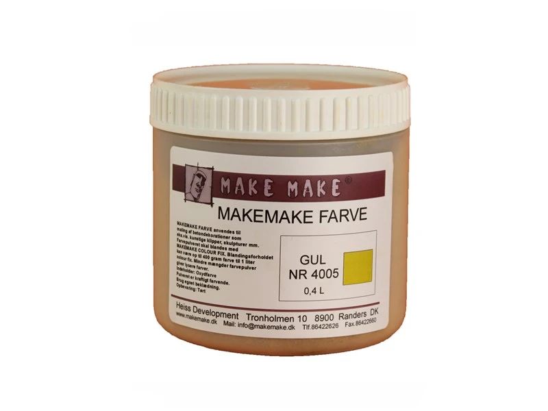 Gul farvepigment 400 ml