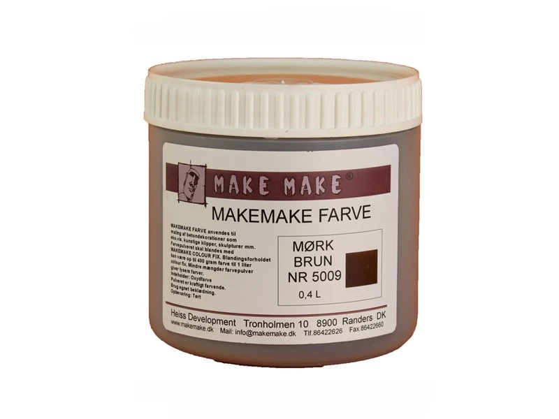 Mørke Brun farvepigment 400 ml