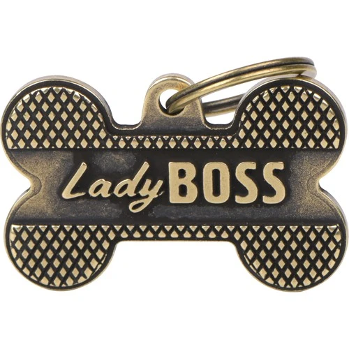 My Family Hundetegn Ben XL Lady Boss Guld