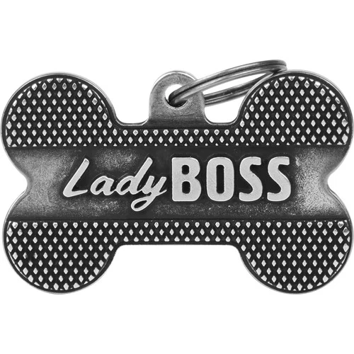 My Family Hundetegn Ben XL Lady Boss Sølv
