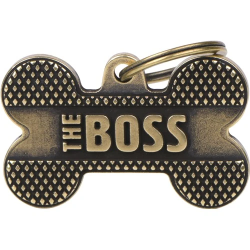 My Family Hundetegn Ben Large Boss Guld