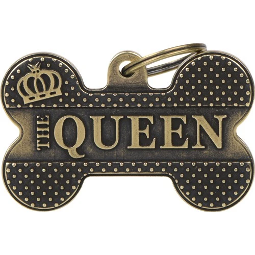 My Family Hundetegn Ben Bronx The Queen XL Guld