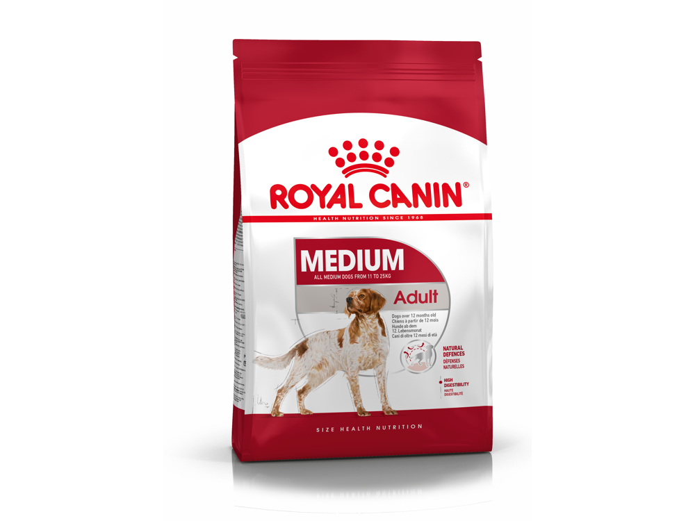 Royal Canin Medium Adult 10 kg - hundefoder til voksne mellemstore hunde