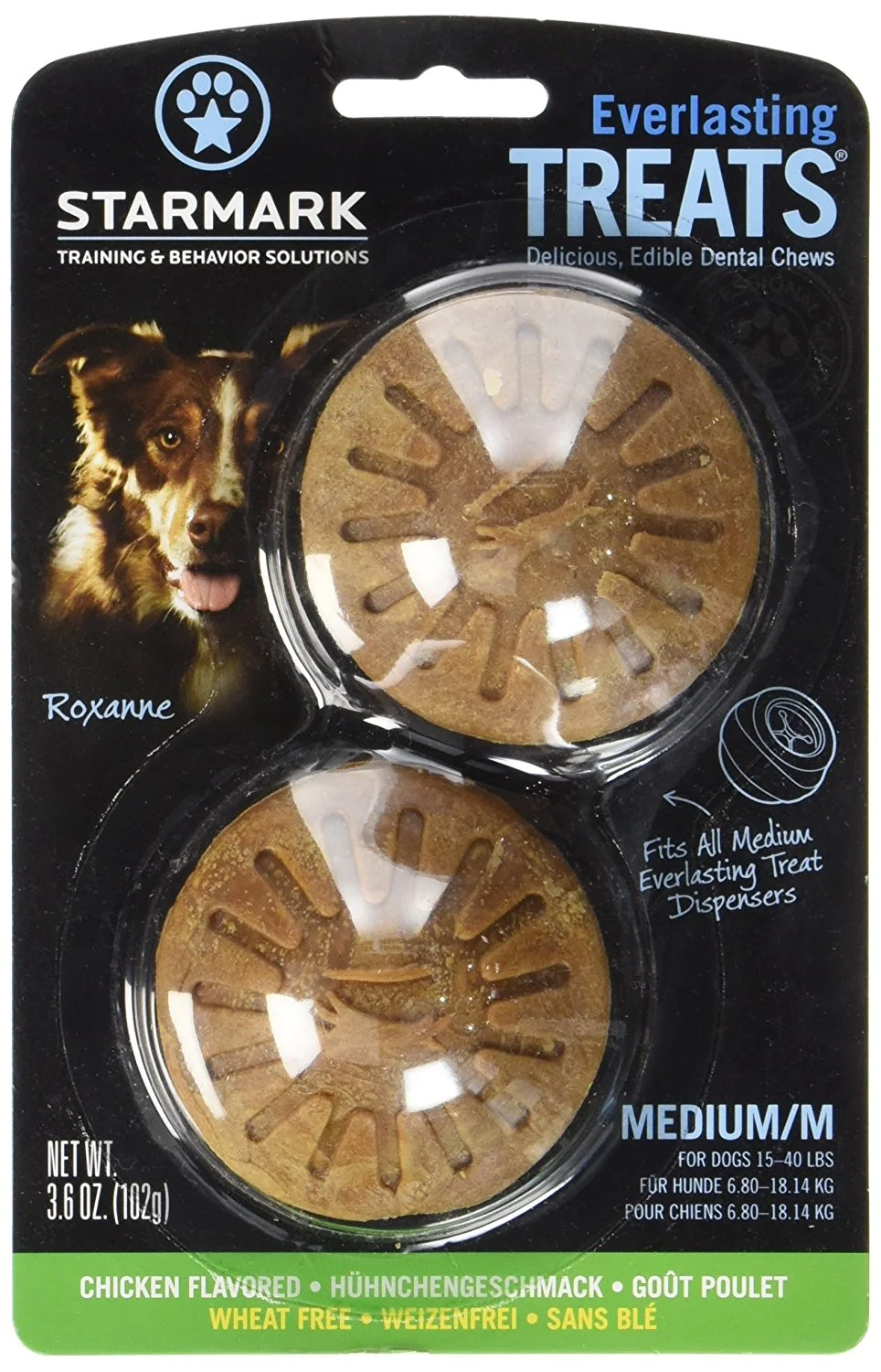 Starmark Everlasting Treats Medium Chicken Veggie - langtidssnack til mellemstore hunde
