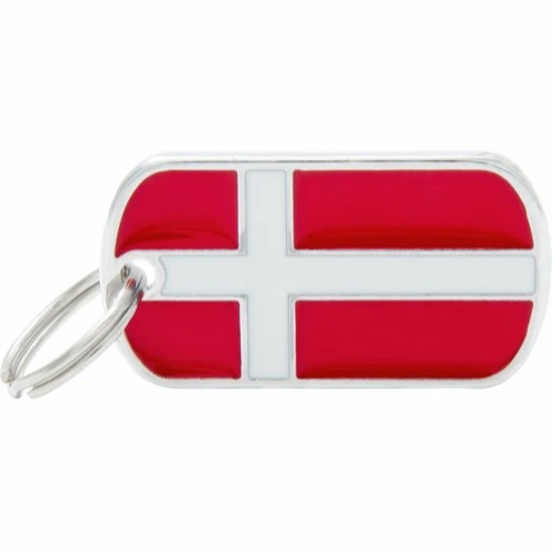 Hundetegn My Family Flag Danmark