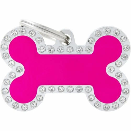 My Family Glamour Ben hundetegn stor pink