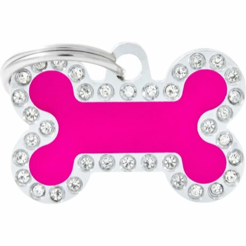 My Family Glamour Ben hundetegn lille pink