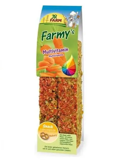 JR FARMYs Gnaverstænger Multivitamin 160 g