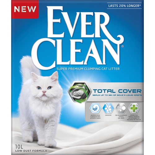 Ever Clean Total Cover Kattegrus 10 L