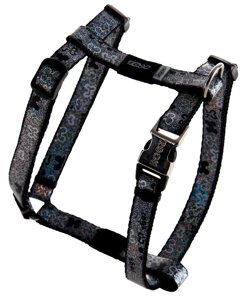 Rogz Sele 16 mm 40-70 cm Sort hundeben