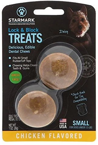 Starmark Lock n Block Treats Small - aktiveringssnack til små hunde
