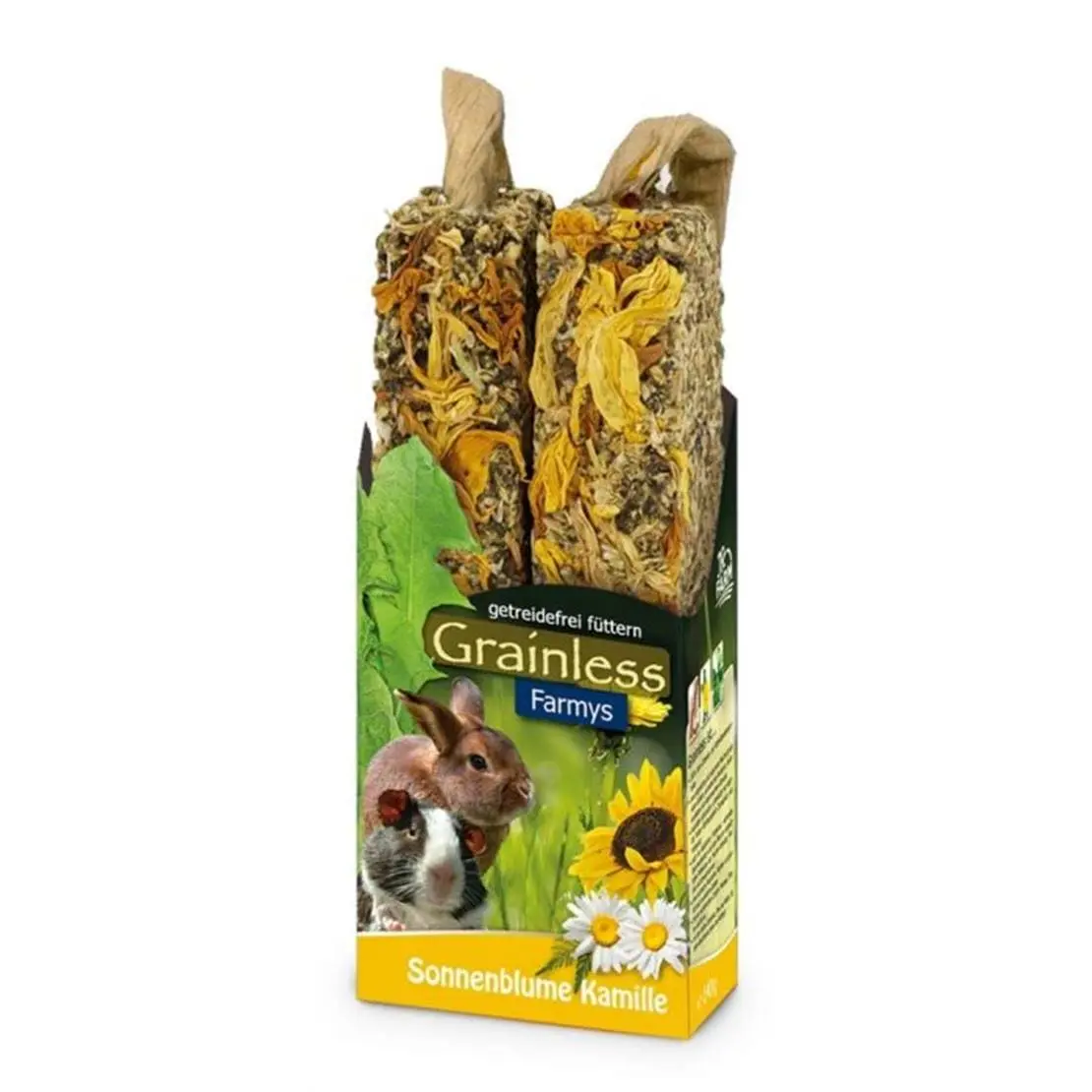 JR Farmys Gnaverstænger Grainless Solsikke og Kamille 140 g