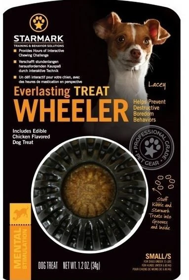 Starmark Wheeler Small Veggie Treat - tyggering til små hunde