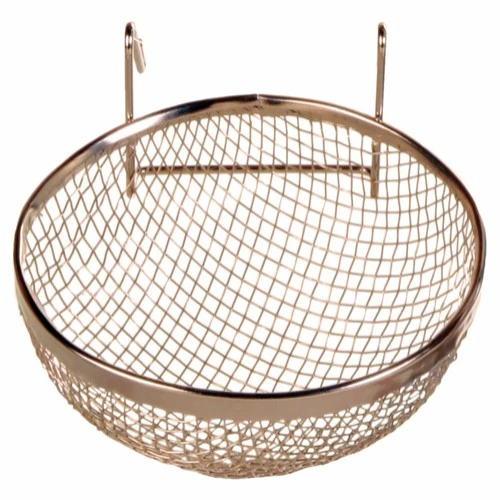 Kanarierede metal Ø 12 cm