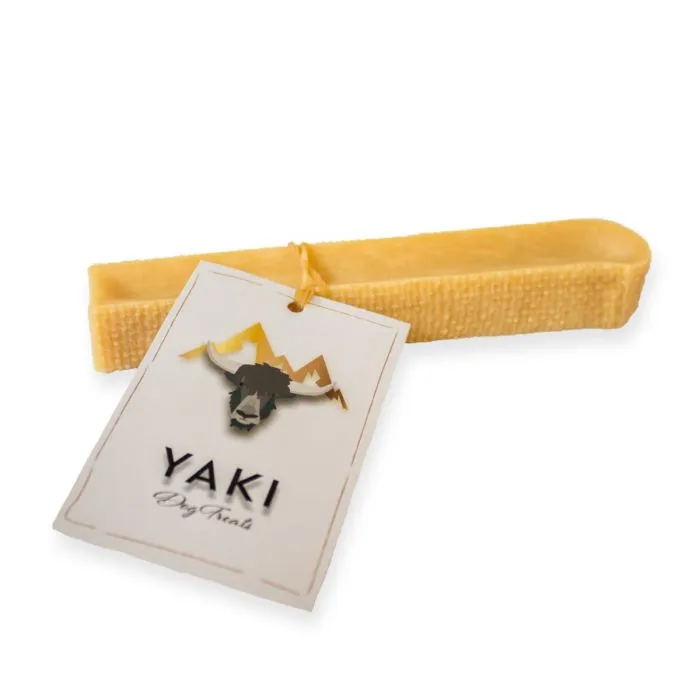 Yaki Original Himalaya Yak ost HundeSnack Medium 60-69 g - naturlig hundesnack