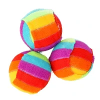 Blød Regnbue bold Mix farve 4 cm