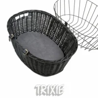 Cykelkurv (stor) sort flet