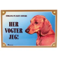 Her vogter jeg skilt med Gravhund