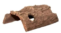 Keramik efterligning af halv træstamme S 16x10x6 cm