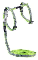 Nightcat Kattesele og Linesæt 8 mm Lime Swallows