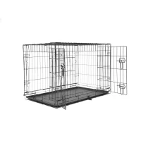 Nordic Paws Hundebur i metal Sort M