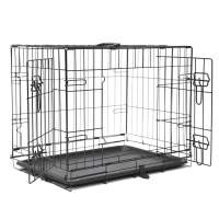 Nordic Paws Hundebur i metal Sort S