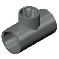 PVC TEE 90 grader 32 x 1/2'' x 32 (reduceret)