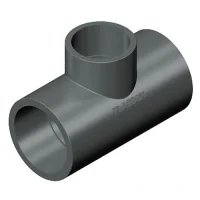 PVC tee 90 grader 90 x 75 mm. (reduceret)