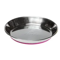 Rogz rustfri stålskål til kat 200 ml Pink