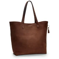 Shopper Skuldertaske Pisa Mørkebrun