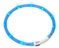Visio LED Halsbånd Blå 20-70 cm