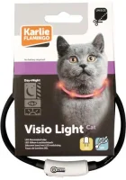 Visio LED Kattehalsbånd Grå 20-35 cm