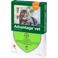 Advantage til kat 0,4 ml op til 4 kg