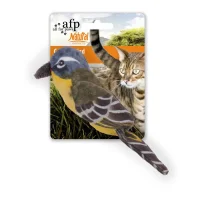 AFP Kattelegetøj Naturlig fugl med catnip