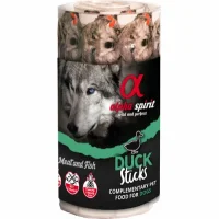 Alpha Spirit Duck Stick 16 stk - kornfri hundesnacks med and