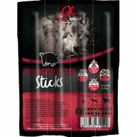Alpha Spirit Prosciutto Ristra Sticks 4 stk - kornfri hundesnacks med svinekød